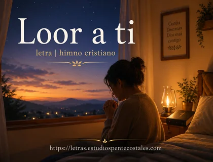 Loor a ti letra de Los Voceros de Cristo