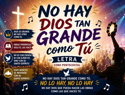 No hay Dios tan grande como Tú letra