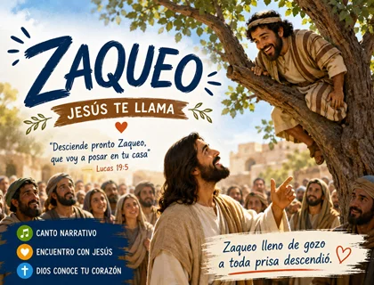 Zaqueo letra de Bismarck, El Niño de Oro