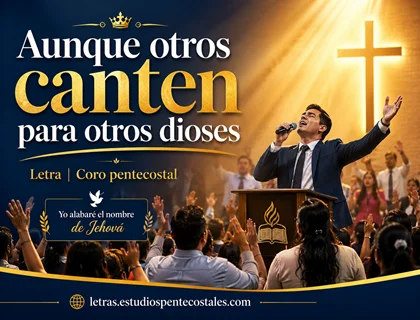 Aunque otros canten para otros dioses letra