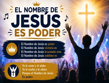 El nombre de Jesús es poder letra