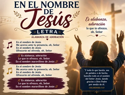 En el nombre de Jesús letra