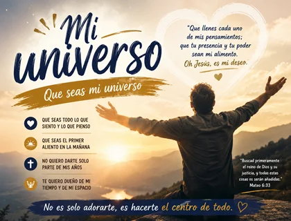 Mi universo letra de Jesús Adrián Romero