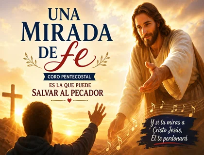 Una mirada de fe letra de coro pentecostal