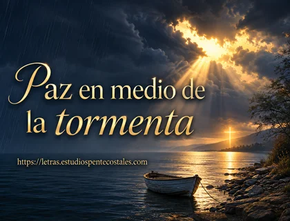 Paz en medio de la tormenta letra, de Renán Carias