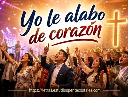 Yo le alabo de corazón letra